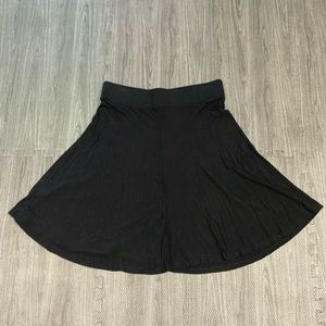 LOFT Solid Black  Skirt - Size M